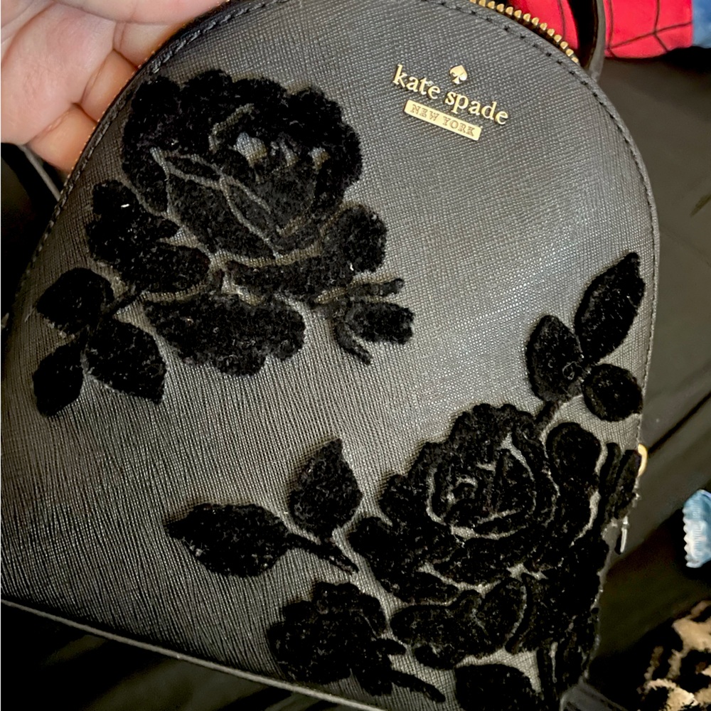 Kate Spade Mini Backpack Velvet Roses